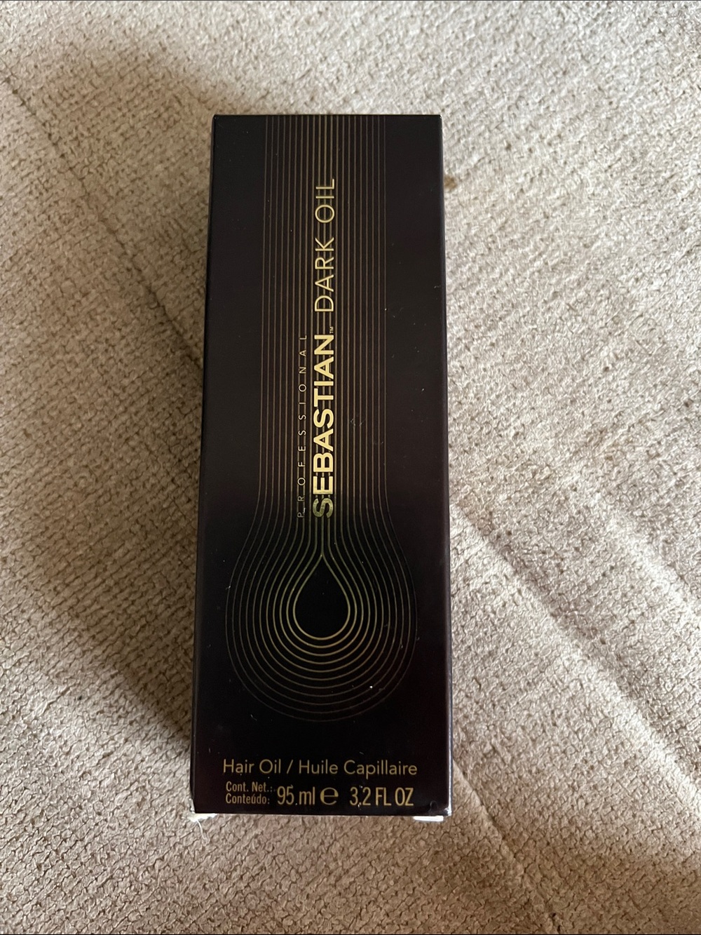 Sebastian Professional Dark Oil Hair Oil for Men — Black
